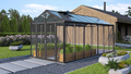 Växthus Poseidon 13800 Svart Glas/Poly 13,8 m² Vitavia